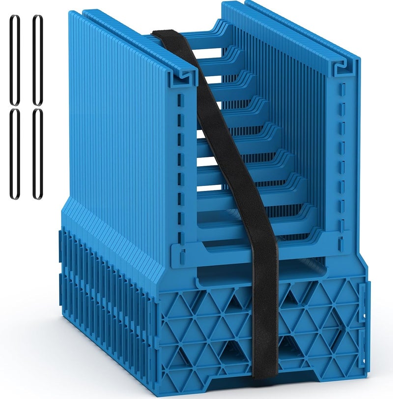 BEBOBLY RV Sewer Hose Support 15FT with Secure Rubber Band & Carry Strap, RV Sewer Hose Holder Adjust Height for Travel Trailers, RV, Campers | Avoiding Obstacles & Deep Cradles, Quick Setup/Collapse - Image 1